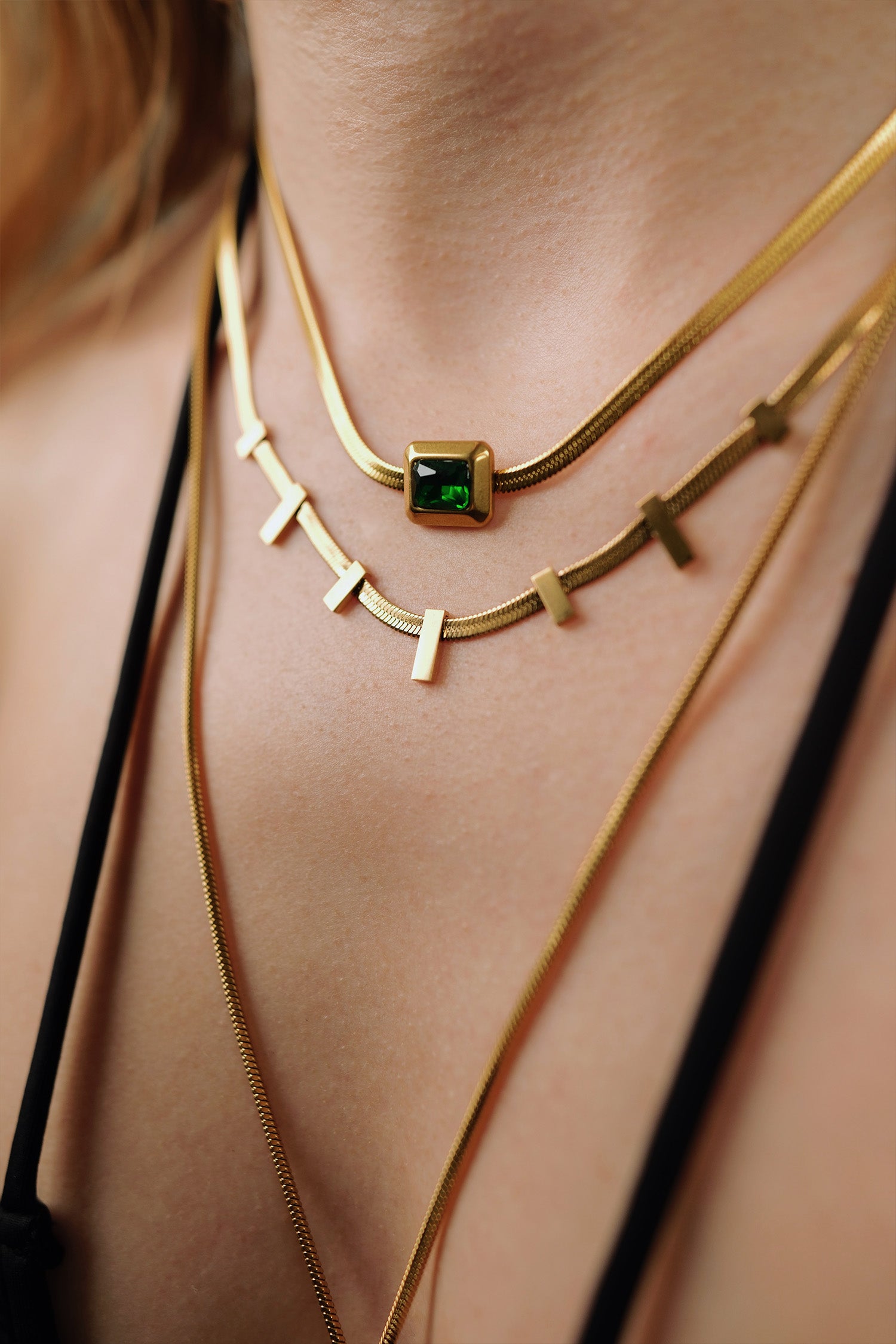 KHEPRI GOLD NECKLACE