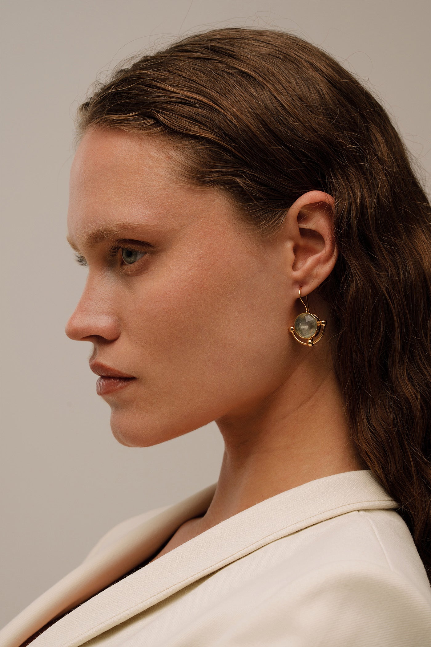 LOGGIA GREEN EARRING