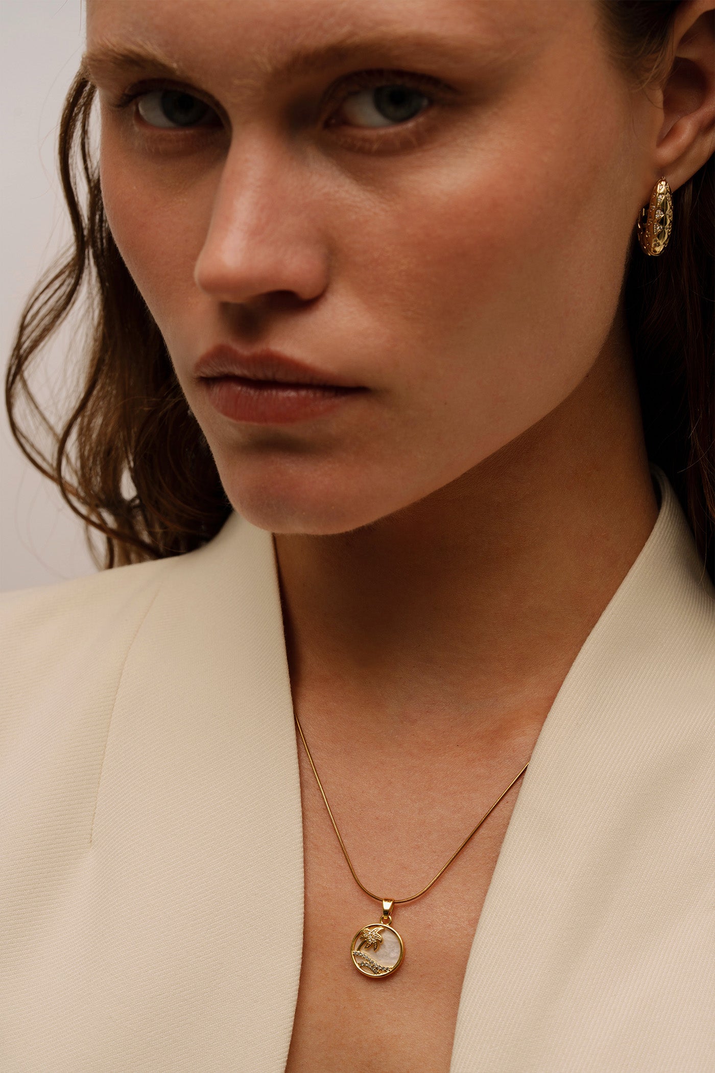 ZOISITE EARRING