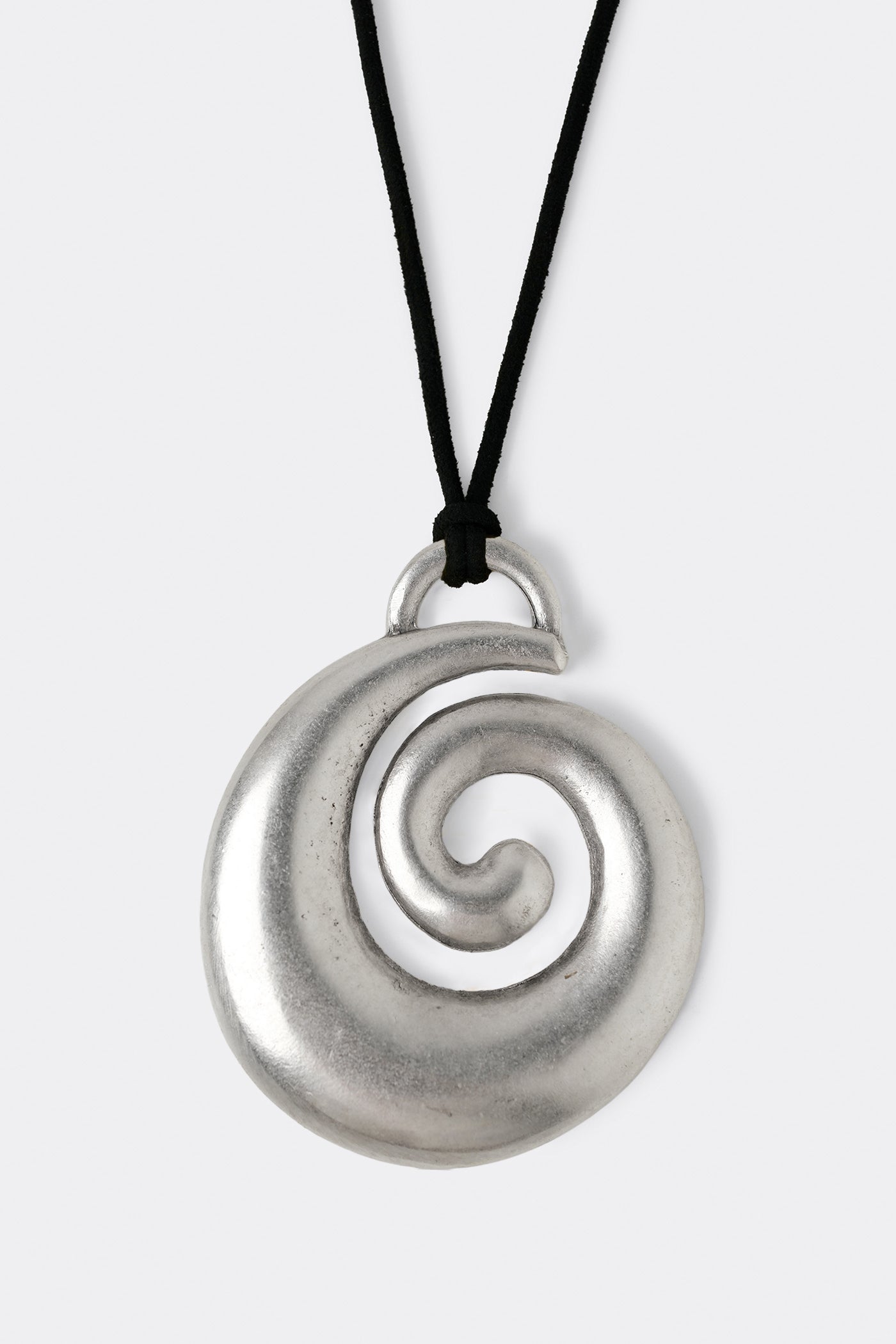 GIOIA BLACK SILVER NECKLACE