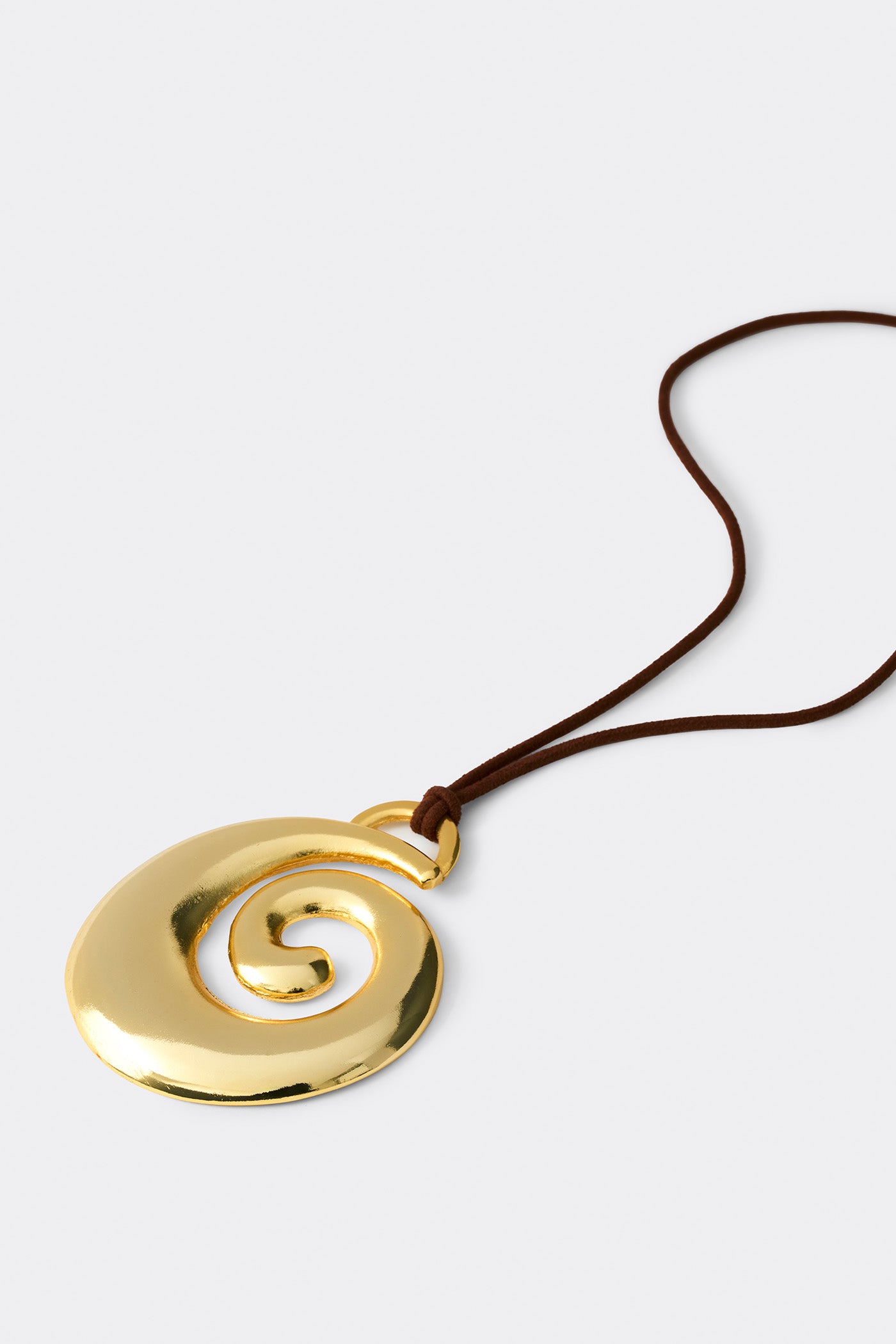 GIOIA BROWN GOLD NECKLACE