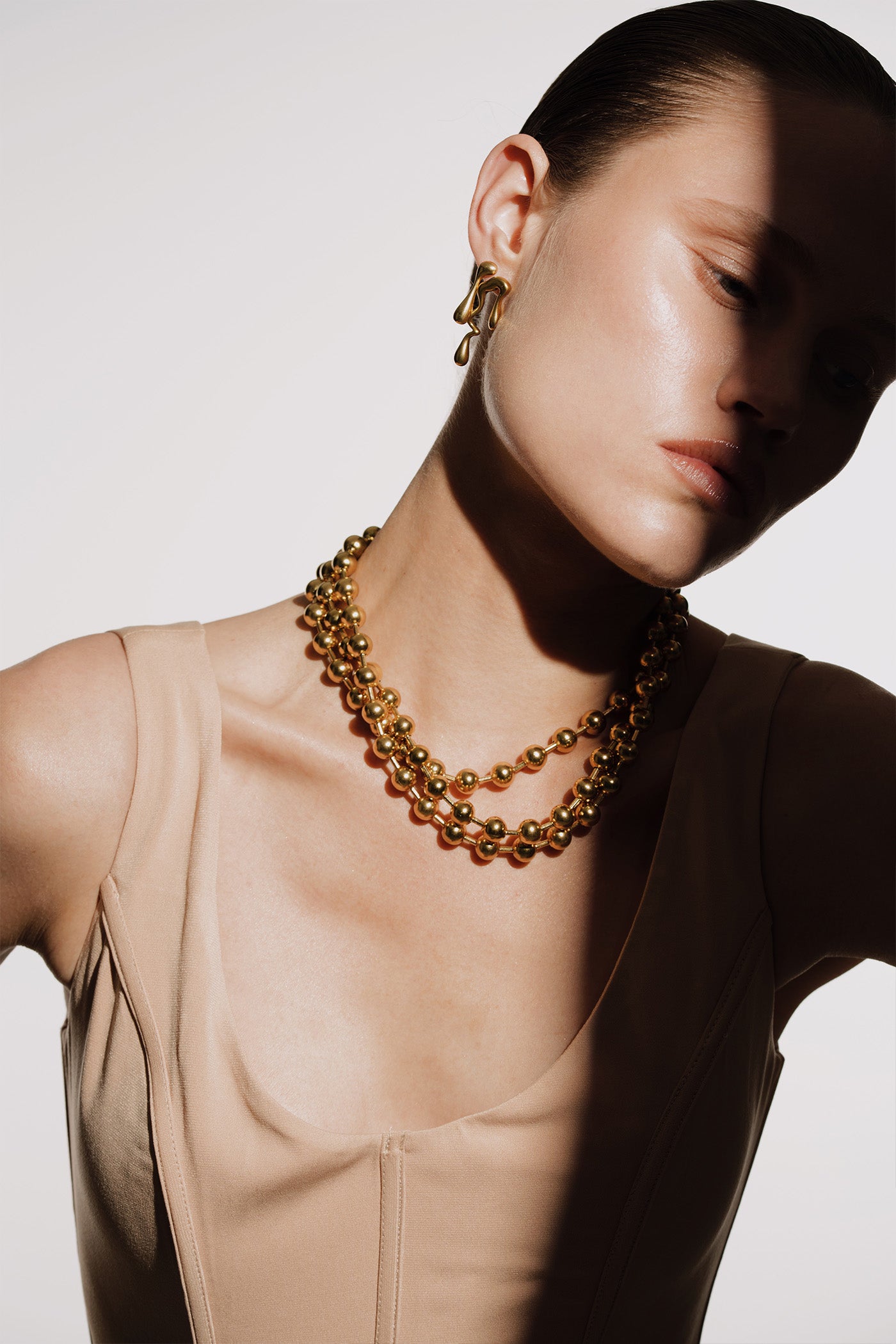 KLYMENE GOLD EARRING