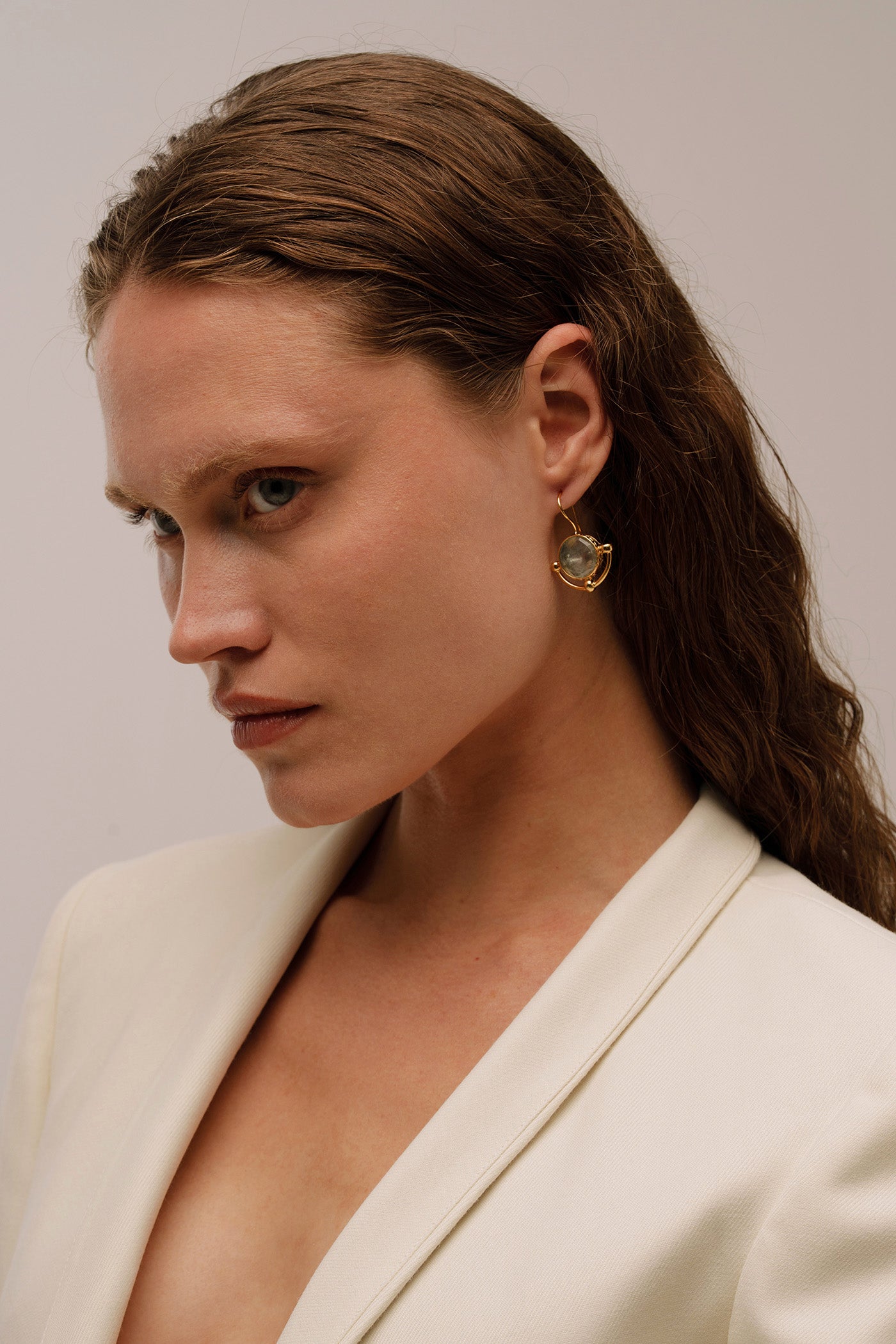 LOGGIA GREEN EARRING
